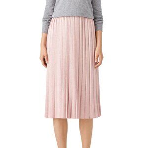 Elliatt Giselle Skirt | Pink pleated skirt with shimmer